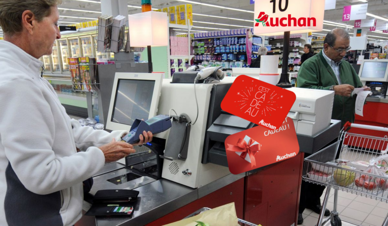 J ai reçu une carte cadeau Auchan comment l utiliser en magasin