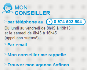 Mon Compte Sofinco Téléphone service client Espace client Mon Sofinco