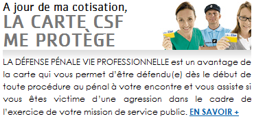 carte CSF garantie