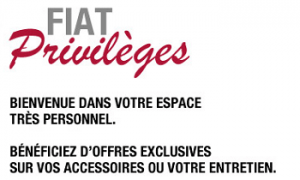 Espace client Fiat Privilèges - Fiat Finance