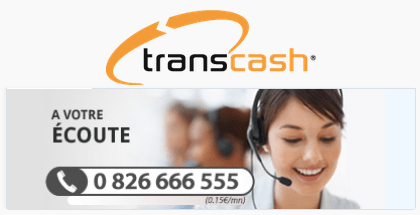 service client transcash contact