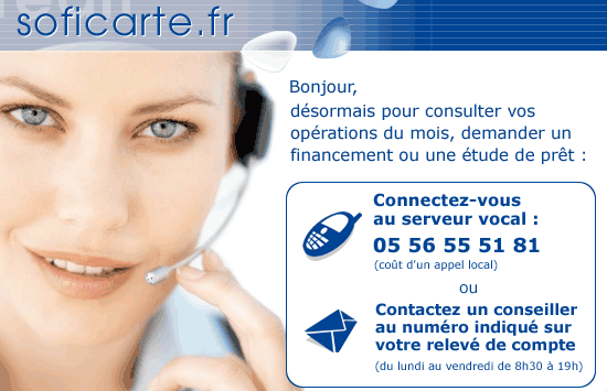 soficarte contact service client