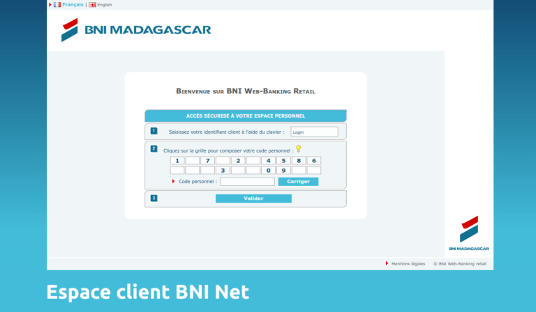 accès bni net mon compte BNI Madagascar