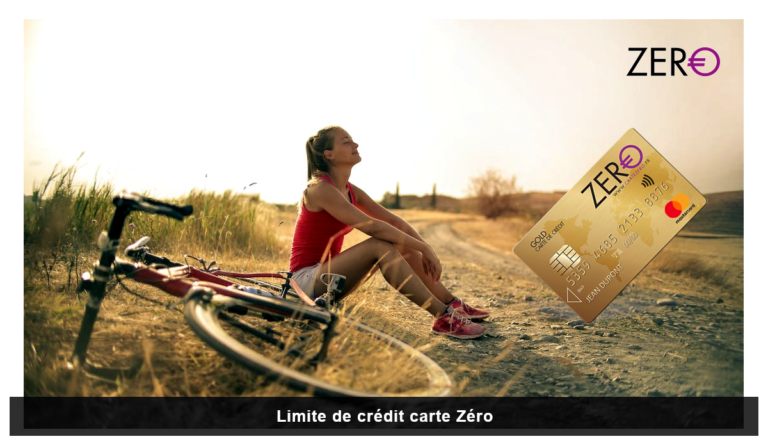 limite de crédit carte Zéro