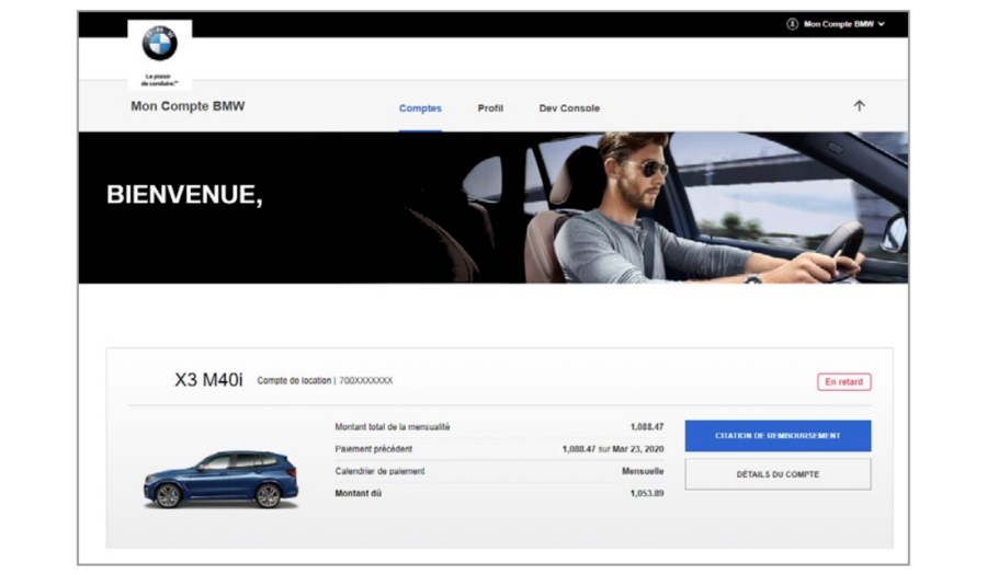 e-contrat BMW Finance