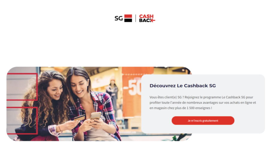 s'inscrire au cashback SG