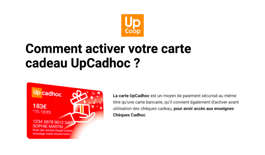 activation carte cadhoc