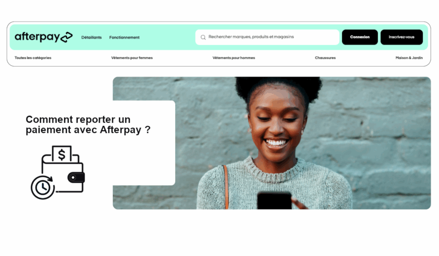 reporter un paiement afterpay