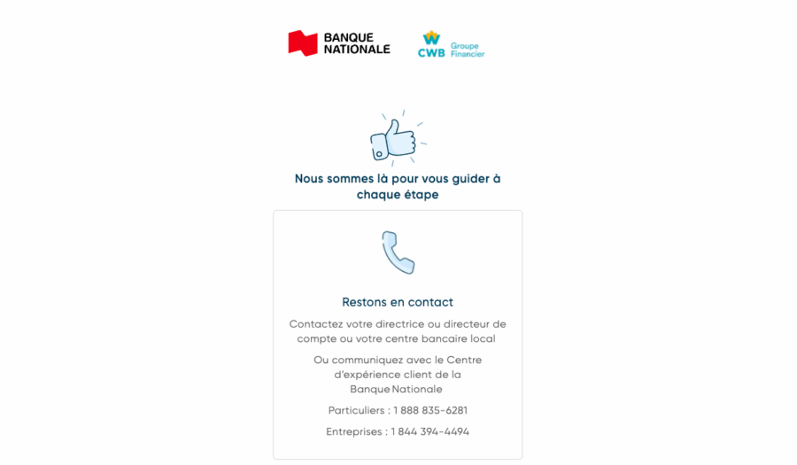 centre client bnc téléphone