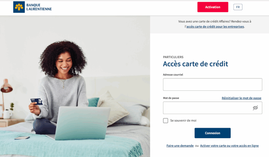 visa banque laurentienne mon compte