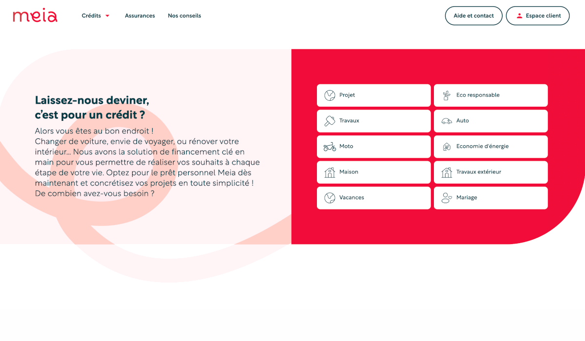 Obtenir un crédit Meia en ligne Simulation de financement Arkea — free download