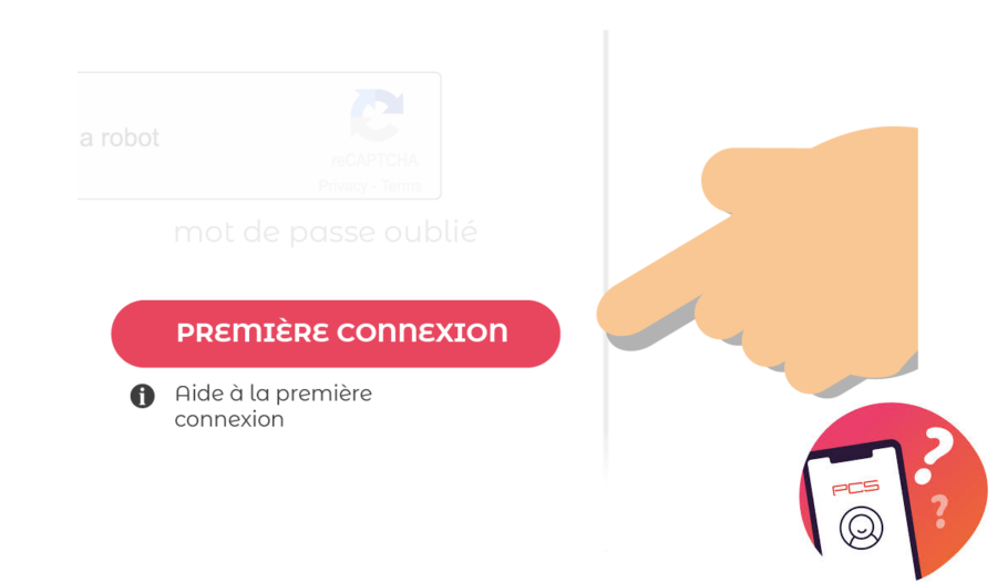 Mon compte première connexion mypcs