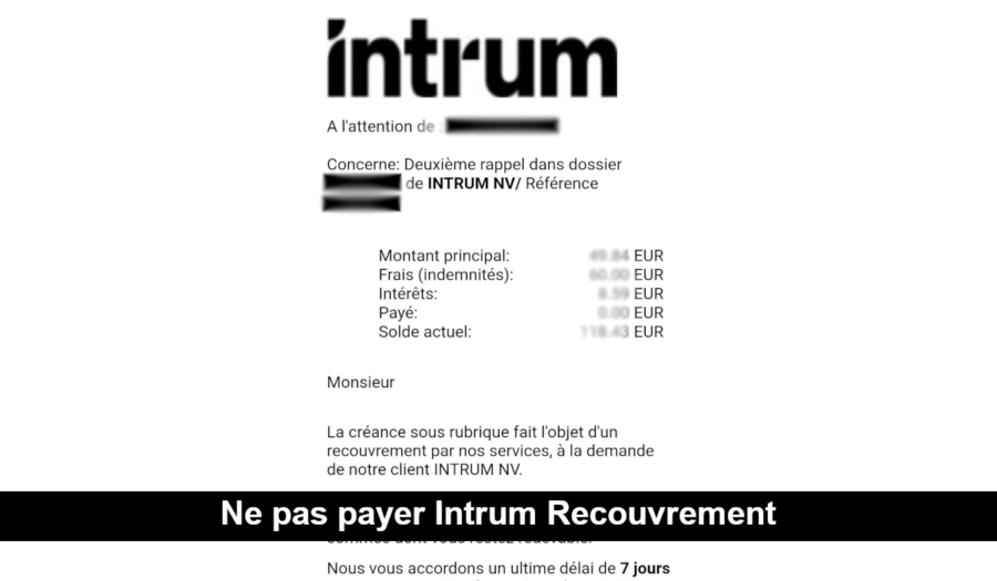 ne pas payer intrum